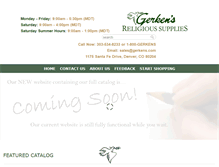 Tablet Screenshot of gerkens.com